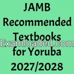 JAMB Recommended Textbooks for Yoruba 2027/2028