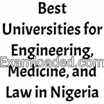 Best Universities for Engineering, Medicine, and Law in Nigeria