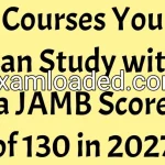 Courses You Can Study with a JAMB Score of 130 in 2027